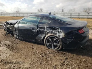 2024 Ford Mustang EcoBoost with VIN 1FA6P8TH3R5107216, listed as a Copart auction lot 43334045 with 31,659 mi miles and Salvage Title. Bid and sale history available at DreamBid. Image 2.