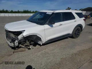 2022 Ford Explorer ST with VIN 1FM5K8GC0NGA08477, listed as a Copart auction lot 52961635 with 61,188 mi miles and Salvage Title. Bid and sale history available at carsss.com. Image 1.