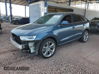 2017 Audi Q3 Premium Plus with VIN WA1JCCFS0HR006565, listed as a Copart auction lot 82336264 with 64,182 mi miles and Salvage Title. Bid and sale history available at carsss.com. Image 1.