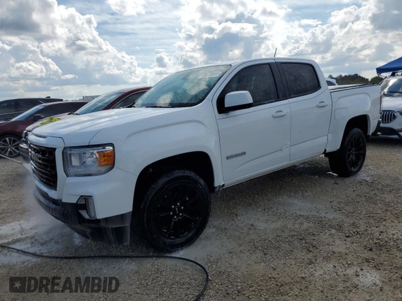 2022 GMC Canyon 2WD Elevation with VIN 1GTG5CEN2N1325966, listed as a Copart auction lot 73873984 with 6,507 mi miles and Non Repairable. Bid and sale history available at carsss.com. Image 1.