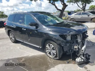 2019 Nissan Pathfinder SL z VIN 5N1DR2MM3KC612268, wystawiony jako Copart lot #56787195 z przebiegiem 138 267 mil mil oraz Nie do naprawy • Non repairable. Historia ofert i sprzedaży dostępna na DreamBid. Obrazek 4.