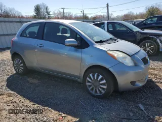 2007 Toyota Yaris with VIN JTDJT923975057611, listed as a Copart auction lot 50801955 with 106,474 mi miles and Clean Title. Bid and sale history available at carsss.com. Image 4.
