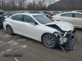 2021 Lexus ES with VIN 58AD11D19MU006860, listed as a Copart auction lot 52684255 with 57,030 mi miles and Salvage Title. Bid and sale history available at carsss.com. Image 4.