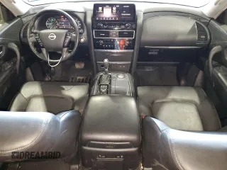 2021 Nissan Armada SV with VIN JN8AY2AC3M9146948, listed as a Copart auction lot 82648434 with 121,254 mi miles and Salvage Title. Bid and sale history available at carsss.com. Image 8.
