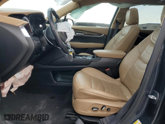 2021 Cadillac XT6 Premium Luxury with VIN 1GYKPFRS8MZ132642, listed as a Copart auction lot 77756874 with 33,415 mi miles and Non repairable. Bid and sale history available at DreamBid. Image 7.