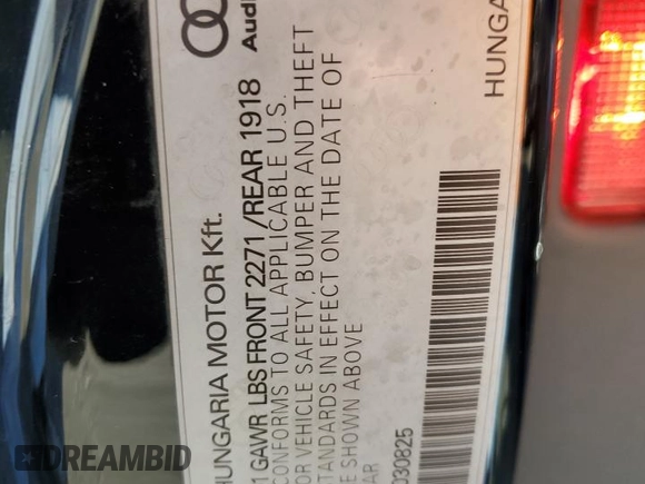 2016 Audi TT 2.0T z VIN TRUC5AFV7G1030825, wystawiony jako Copart lot #43904875 z przebiegiem 108 569 mil mil oraz Szkoda całkowita • Salvage title. Historia ofert i sprzedaży dostępna na DreamBid. Obrazek 14.