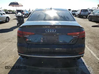 2018 Audi S4 Prestige with VIN WAUC4AF44JA001551, listed as a Copart auction lot 65421564 with 0 mi miles and Salvage Title. Bid and sale history available at carsss.com. Image 6.