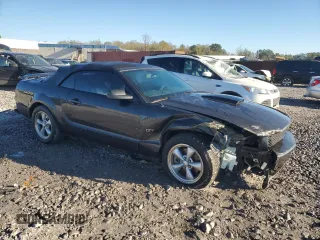 2007 Ford Mustang GT Deluxe with VIN 1ZVHT85H375232464, listed as a Copart auction lot 81100654 with 106,896 mi miles and Salvage Title. Bid and sale history available at carsss.com. Image 4.
