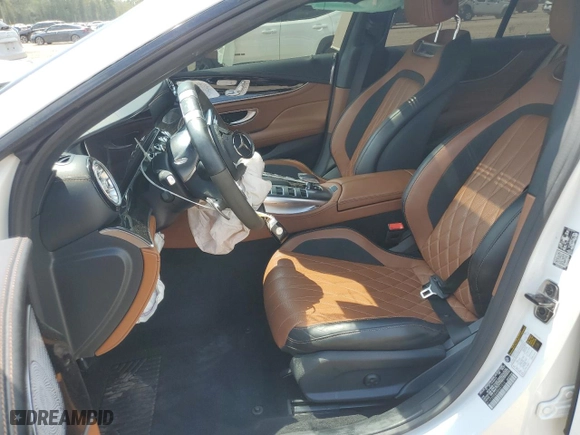2021 Mercedes-Benz AMG GT with VIN W1K7X5KB4MA041016, listed as a Copart auction lot 69304774 with 54,871 mi miles and Salvage Title. Bid and sale history available at carsss.com. Image 7.