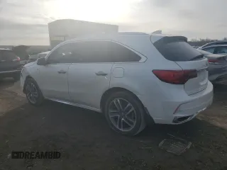 2018 Acura MDX Sport Hybrid w/Advance Pkg with VIN 5J8YD7H74JL001297, listed as a Copart auction lot 40394984 with 94,372 mi miles. Bid and sale history available at carsss.com. Image 2.