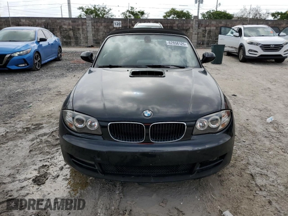 2011 BMW 1 Series 128i with VIN WBAUN1C55BVH83063, listed as a Copart auction lot 62858125 with Not provided miles and Clean title. Bid and sale history available at DreamBid. Image 5.