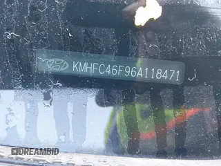 2006 Hyundai Azera SE with VIN KMHFC46F96A118471, listed as a IAAI auction lot 40162578 with 125,070 mi miles and . Bid and sale history available at DreamBid. Image 12.
