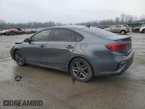 2021 Kia Forte GT-Line with VIN 3KPF34AD7ME316731, listed as a Copart auction lot 43587045 with 149,528 mi miles and Salvage Title. Bid and sale history available at carsss.com. Image 2.