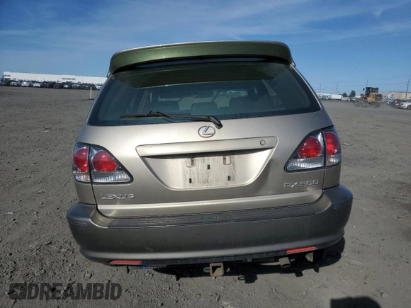 2002 Lexus RX 300 with VIN JTJHF10U120270588, listed as a Copart auction lot 52888125 with 243,985 mi miles and Salvage Title. Bid and sale history available at carsss.com. Image 6.
