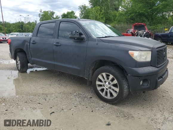 2010 Toyota Tundra 4WD Truck LTD with VIN 5TFHW5F17AX099536, listed as a Copart auction lot 57670074 with 282,722 mi miles and Salvage Title. Bid and sale history available at carsss.com. Image 4.