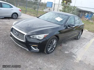 2019 Infiniti Q50 3.0t LUXE with VIN JN1EV7AR7KM594307, listed as a IAAI auction lot 41349546 with NaN miles. Bid and sale history available at carsss.com. Image 17.