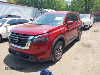 2024 Nissan Pathfinder SV with VIN 5N1DR3BC0RC281742, listed as a IAAI auction lot 42493713 with 23,318 mi miles and . Bid and sale history available at DreamBid. Image 17.