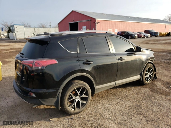 2018 Toyota RAV4 SE with VIN 2T3JFREV2JW762190, listed as a Copart auction lot 48401665 with 151,022 mi miles and Salvage Title. Bid and sale history available at carsss.com. Image 3.