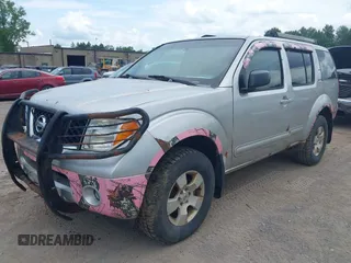 2005 Nissan Pathfinder SE with VIN 5N1AR18W45C779915, listed as a IAAI auction lot 42522452 with 260,904 mi miles and . Bid and sale history available at DreamBid. Image 6.