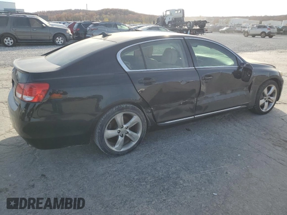 2011 Lexus GS 350 with VIN JTHBE1KS3B0052108, listed as a Copart auction lot 82543824 with 186,132 mi miles and Salvage Title. Bid and sale history available at DreamBid. Image 3.