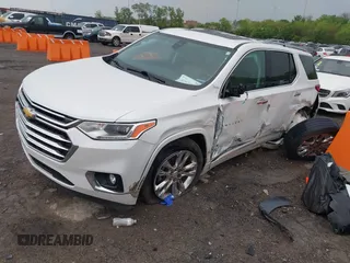2018 Chevrolet Traverse High Country with VIN 1GNEVKKW4JJ133786, listed as a IAAI auction lot 42076685 with 167,787 mi miles and . Bid and sale history available at DreamBid. Image 18.