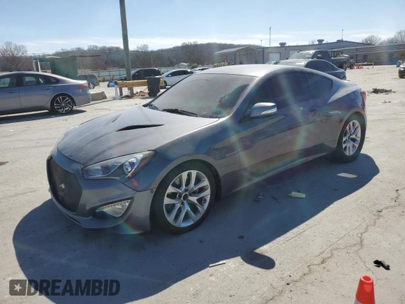 2015 Hyundai Genesis Coupe 3.8L Base with VIN KMHHT6KJ9FU128558, listed as a Copart auction lot 48513645 with 84,697 mi miles and Clean title. Bid and sale history available at DreamBid. Image 1.