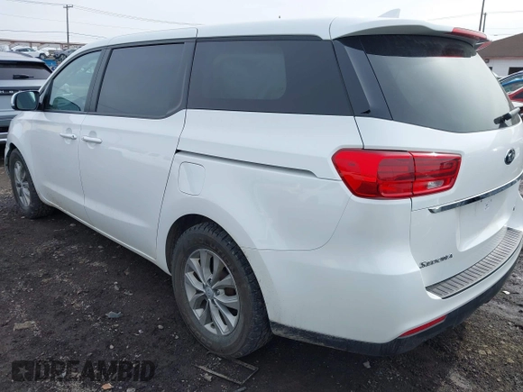 2021 Kia Sedona LX with VIN KNDMB5C13M6668648, listed as a IAAI auction lot 41785324 with 52,301 mi miles. Bid and sale history available at carsss.com. Image 3.
