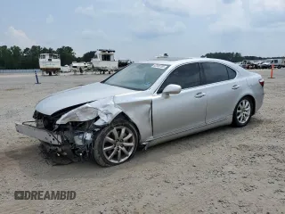 2007 Lexus LS 460 with VIN JTHBL46F775022026, listed as a Copart auction lot 62395765 with 186,232 mi miles and Salvage title. Bid and sale history available at DreamBid. Image 1.