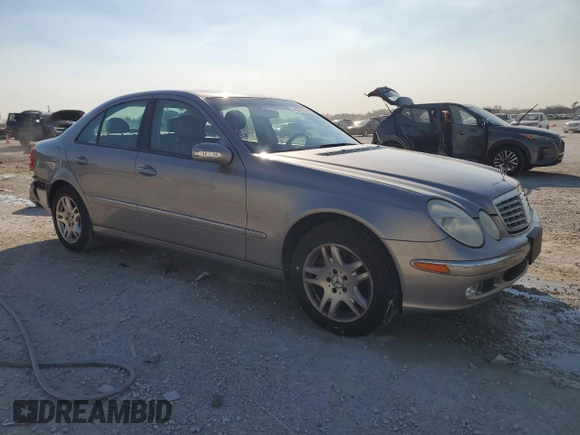 2005 Mercedes-Benz E 320 with VIN WDBUF82J35X170337, listed as a Copart auction lot 43223225 with 71,543 mi miles and Salvage Title. Bid and sale history available at DreamBid. Image 4.