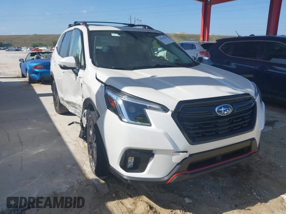 2023 Subaru Forester Special Sports z VIN JF2SKAJC9PH449692, wystawiony jako IAAI lot #42012094 z przebiegiem 35 121 mil mil oraz . Historia ofert i sprzedaży dostępna na DreamBid. Obrazek 1.