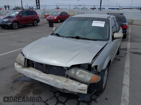 2002 Mazda Protege DX with VIN JM1BJ225121620394, listed as a IAAI auction lot 42043056 with 187,360 mi miles and . Bid and sale history available at DreamBid. Image 6.