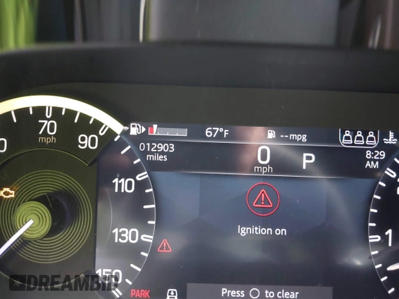 2023 Land Rover Defender X with VIN SALEX7EU2P2213481, listed as a IAAI auction lot 42368968 with 12,903 mi miles and . Bid and sale history available at DreamBid. Image 7.