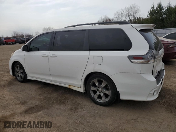 2011 Toyota Sienna SE with VIN 5TDXK3DC5BS030822, listed as a Copart auction lot 52700885 with 352,113 mi miles and Salvage title. Bid and sale history available at DreamBid. Image 2.