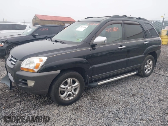 2008 Kia Sportage LX with VIN KNDJE723987527110, listed as a IAAI auction lot 42020008 with 197,810 mi miles and . Bid and sale history available at DreamBid. Image 18.