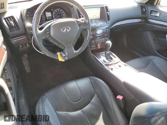 2014 Infiniti Q60 with VIN JN1CV6FE6EM901221, listed as a Copart auction lot 48051285 with 117,304 mi miles and Salvage Title. Bid and sale history available at DreamBid. Image 8.