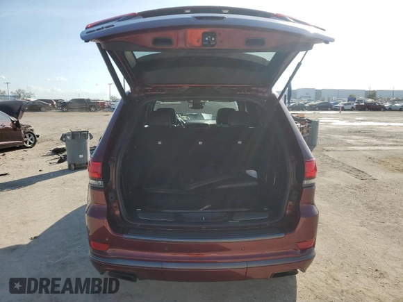 2020 Jeep Grand Cherokee Overland with VIN 1C4RJFCG9LC294582, listed as a Copart auction lot 43921225 with 41,759 mi miles and Salvage Title. Bid and sale history available at carsss.com. Image 6.