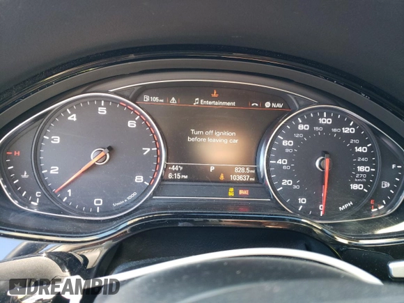 2015 Audi A8 L 4.0T with VIN WAU32AFD5FN020597, listed as a Copart auction lot 45221125 with 103,637 mi miles and Clean Title. Bid and sale history available at carsss.com. Image 9.