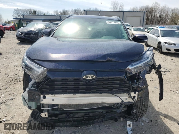 2023 Toyota RAV4 XLE Premium with VIN 2T3A1RFV2PW399766, listed as a Copart auction lot 54129895 with 18,238 mi miles and Salvage title. Bid and sale history available at DreamBid. Image 5.