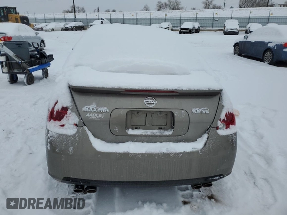 2007 Nissan Maxima 3.5 SE with VIN 1N4BA41E27C806203, listed as a Copart auction lot 87500325 with 0 mi miles and Salvage Title. Bid and sale history available at carsss.com. Image 6.