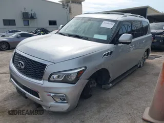 2017 Infiniti QX80 with VIN JN8AZ2NF3H9644820, listed as a IAAI auction lot 42246540 with 142,342 mi miles and . Bid and sale history available at DreamBid. Image 18.