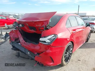 2019 Mercedes-Benz A 220 with VIN WDD3G4FB8KW018597, listed as a IAAI auction lot 41242218 with 37,144 mi miles and . Bid and sale history available at DreamBid. Image 4.