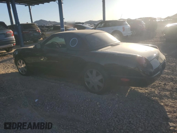 2002 Ford Thunderbird Hardtop Premium with VIN 1FAHP60A52Y101572, listed as a Copart auction lot 54356595 with 99,505 mi miles and Clean Title. Bid and sale history available at DreamBid. Image 2.