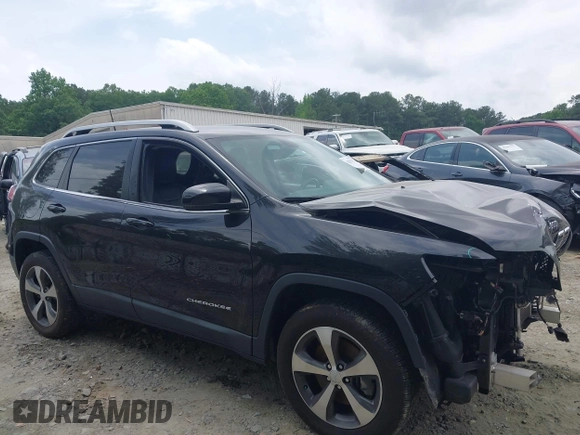 2020 Jeep Cherokee Limited with VIN 1C4PJMDN6LD623130, listed as a IAAI auction lot 42289135 with 54,107 mi miles and . Bid and sale history available at DreamBid. Image 13.