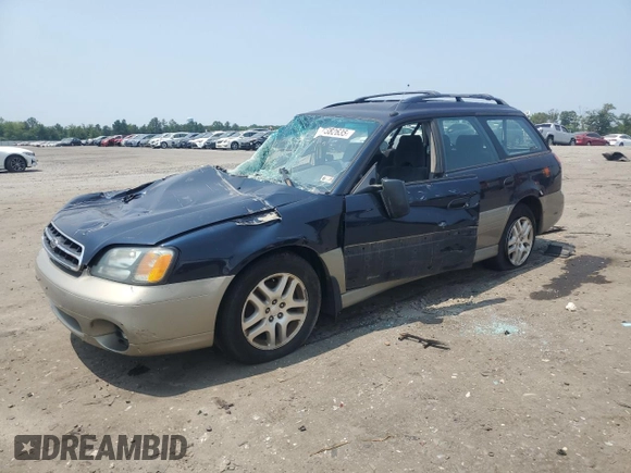 2001 Subaru Legacy Outback with VIN 4S3BH665117647684, listed as a Copart auction lot 59382635 with 138,574 mi miles and Salvage title. Bid and sale history available at DreamBid. Image 1.