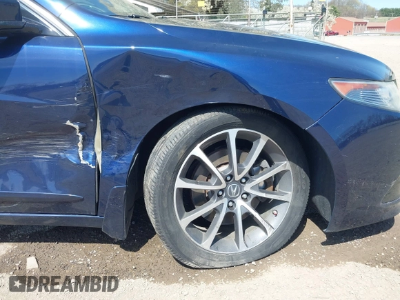 2015 Acura TLX V6 Advance with VIN 19UUB3F75FA002753, listed as a IAAI auction lot 42021250 with 135,225 mi miles. Bid and sale history available at carsss.com. Image 17.