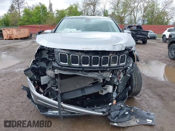2020 Jeep Compass Limited with VIN 3C4NJDCB7LT233985, listed as a IAAI auction lot 42155583 with 28,929 mi miles and . Bid and sale history available at DreamBid. Image 12.