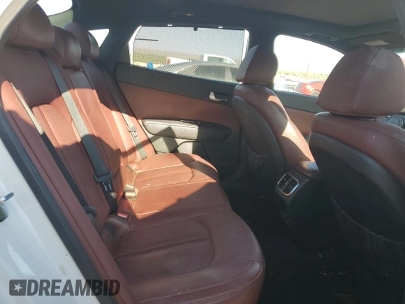 2016 Kia Optima SX Turbo with VIN 5XXGW4L20GG016273, listed as a Copart auction lot 55533855 with 114,108 mi miles and Salvage title. Bid and sale history available at DreamBid. Image 10.