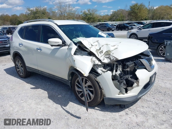 2015 Nissan Rogue SL with VIN 5N1AT2MV8FC820472, listed as a IAAI auction lot 41880134 with 191,035 mi miles. Bid and sale history available at carsss.com. Image 1.