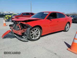 2023 Dodge Charger GT with VIN 2C3CDXHG3PH642976, listed as a Copart auction lot 50049475 with 13,625 mi miles and Salvage Title. Bid and sale history available at carsss.com. Image 1.