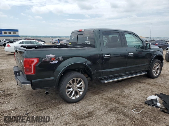 2015 Ford F-150 XLT with VIN 1FTEW1EG0FKD21372, listed as a Copart auction lot 61355525 with 172,421 mi miles and Salvage title. Bid and sale history available at DreamBid. Image 3.